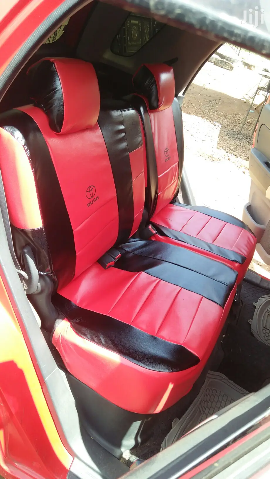 Red/Black Seat Covers
