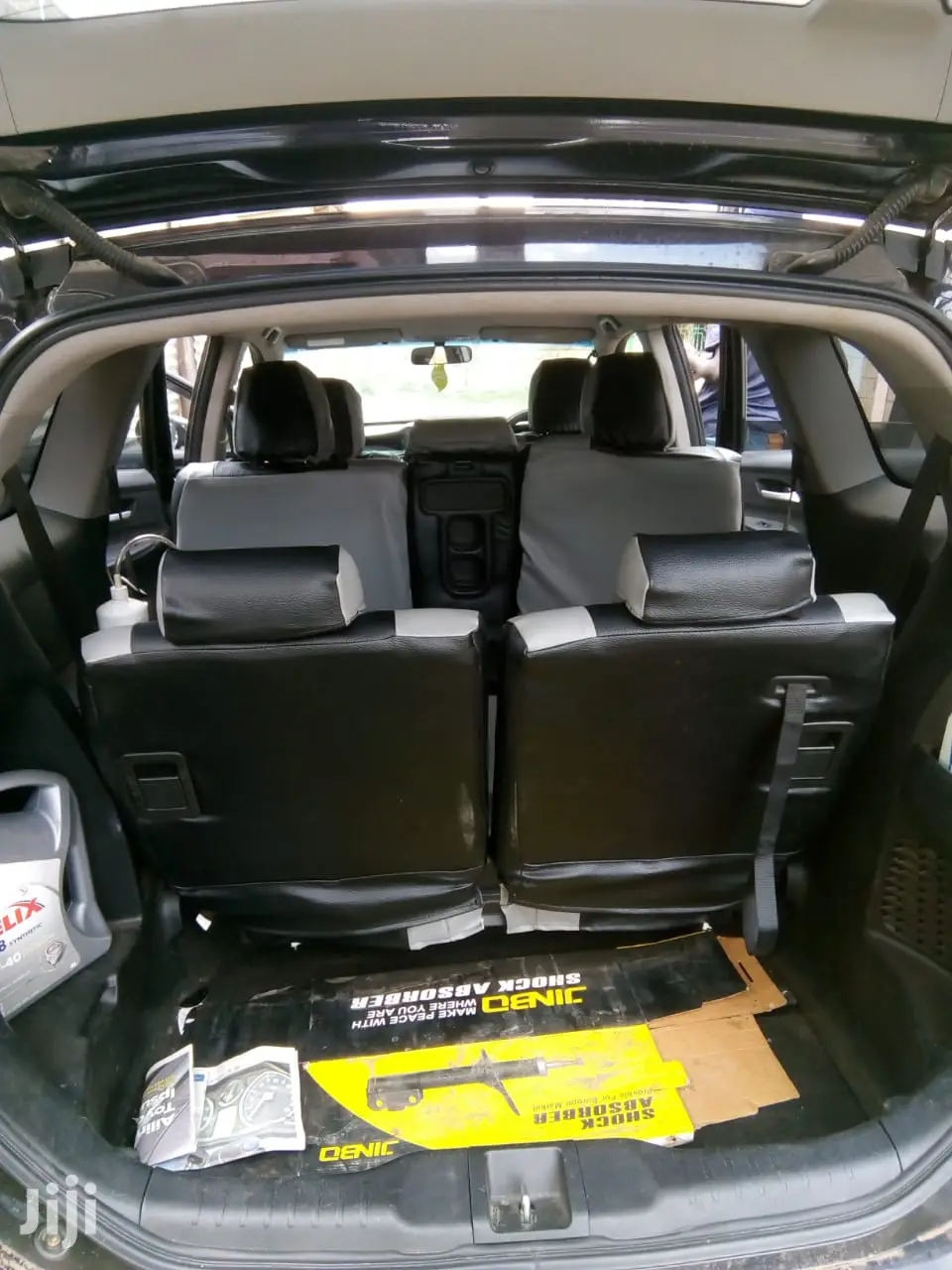 Black/Silver Seat Covers