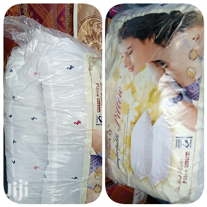 Quality Fiber Pillows(Sold With Mattress)
