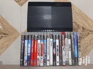 Playstation 3 With 10 Games