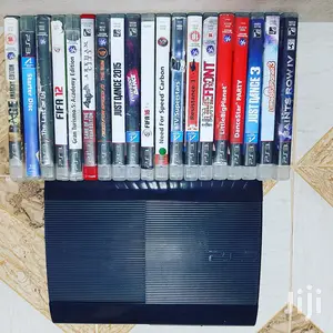 BLACK Superslim Playstation 3 With 13 Games