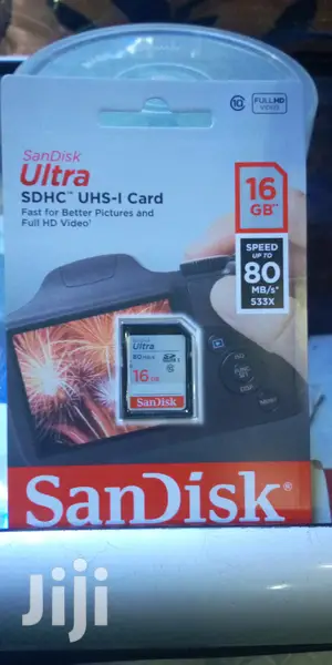 16 Gb Ultra SDXC UHS-1 Card.