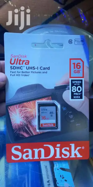 16 Gb Sandisk Ultra SDXC UHS-1 Card