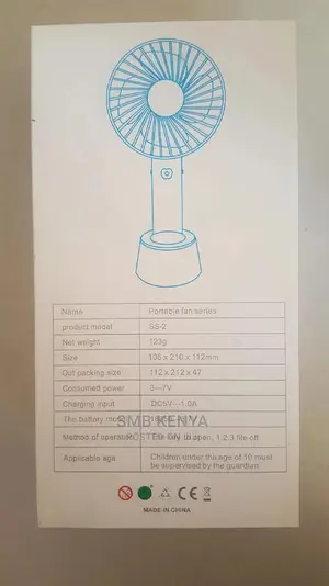 Portable Usb Rechargeable Fan