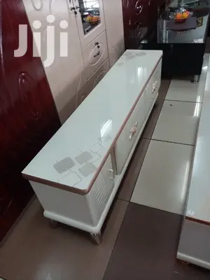 White Extendable TV Stand