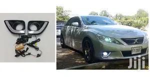 Custom DRL Fog Covers: 2 Pcs: For Toyota Mark X: GRX130