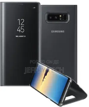Samsung Galaxy Note 8 Clear View Stand Cover With Out Sensor