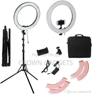 Rl 21-Inch Led Ring Light Kit for Makeup Youtube Video