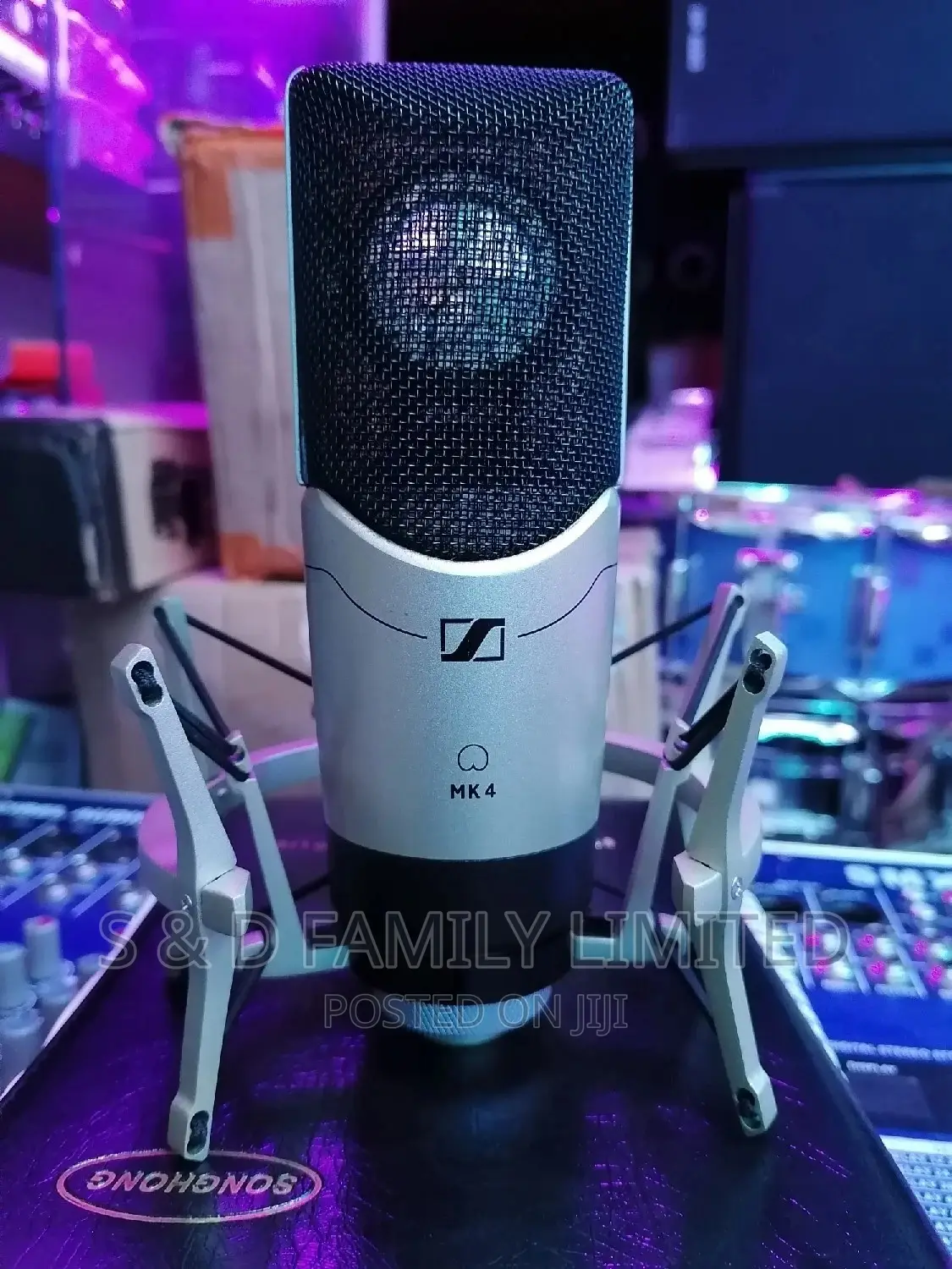 Sennheiser MK4 Condenser Microphone.