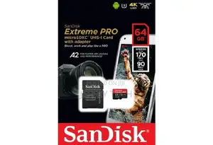 Sandisk Microsdxc Extreme Pro 64gb 90mb/S U3 V30 A2
