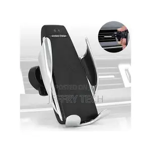 Generic Car Wireless Charging Phone Holder - Silver/Black