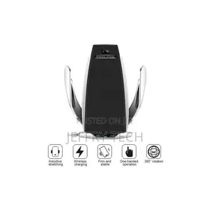 Generic Car Wireless Charging Phone Holder - Silver/Black