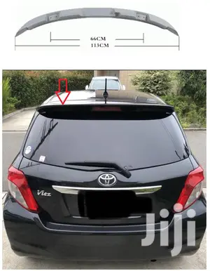 New Rear Roof Abs (Jewela) Spoiler: For Toyota Vitz/Yaris