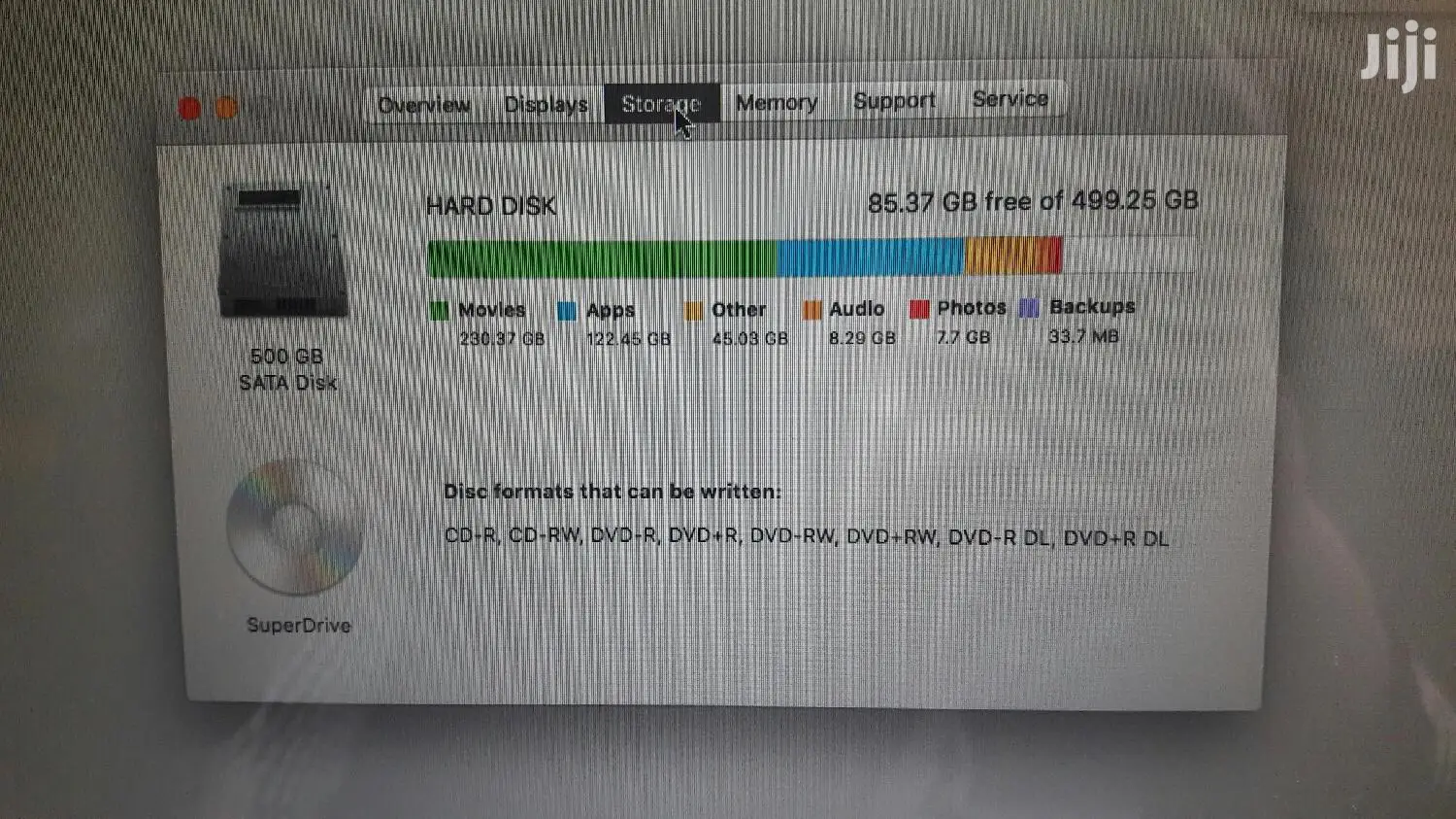 Laptop Apple MacBook 4GB Intel Core 2 Duo HDD 500GB