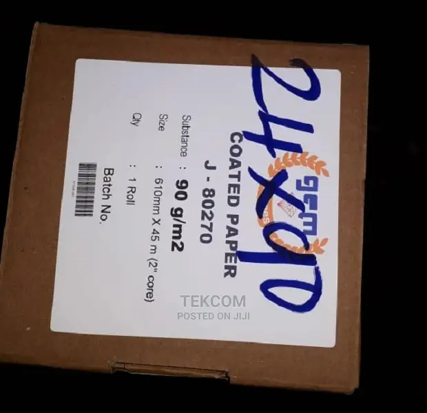 Plotter / Coated Paper 91.4 Cm X 45.7 M 90 Gm2 45 M