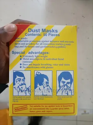 Taiwan Type Dust Mask Yellow Box - Made In China