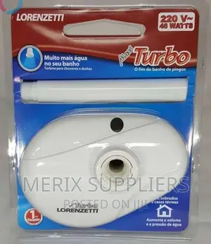 LORENZETTI Maxi Turbo Shower Pressurizer (Pressure Pump)