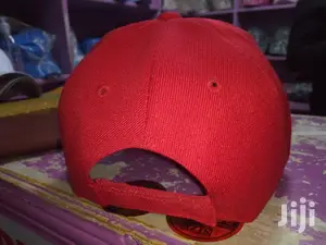 Red Polyester Caps