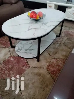 Marble Oval Shaped Coffee Table