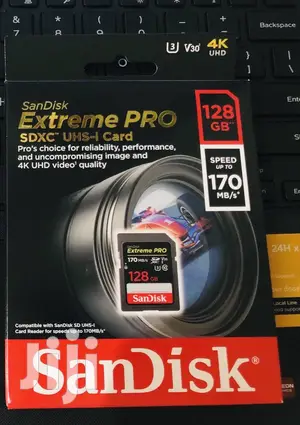 Sandisk 128gb Extreme Pro SDXC Uhs-I Card Uhd, Sd Card