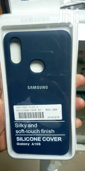 Samsung A10s Silicon Back Cover.