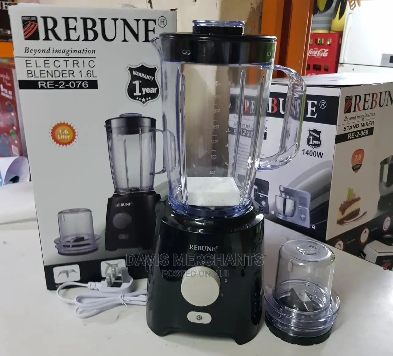 Rebune Quality Blender With Unbreakable Jig