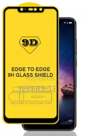 Screen Protector 9H - For Xiaomi Redmi 6 - Black