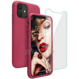 3D Slim Silicone Protective Back Cover for Apple iPhone 11