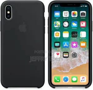 Apple iPhone X Silicone Case - Black
