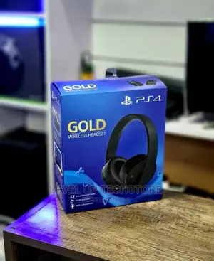 New Sony PS4 Wireless Gold Edition 7.1 Surround Headset