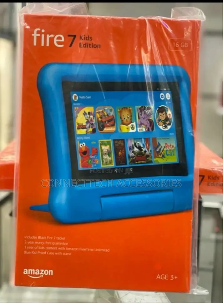 New Amazon Fire 7 16 GB Blue