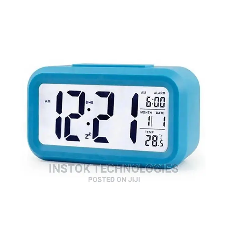 LED Digital Backlit Alarm Clock Withthermometre and Calender