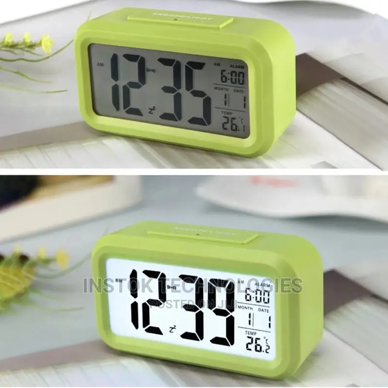 LED Digital Backlit Alarm Clock Withthermometre and Calender