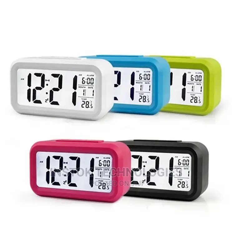 LED Digital Backlit Alarm Clock Withthermometre and Calender