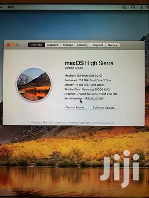 Laptop Apple MacBook 4GB Intel Core 2 Duo HDD 250GB
