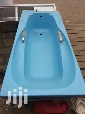 Blue in Colour Bathtub