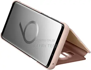 Samsung Galaxy S9plus Clear View Standing Cover - Gold