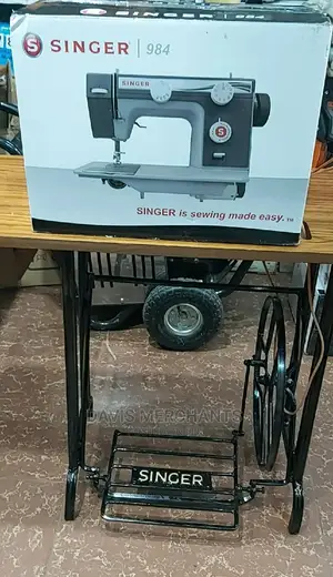 Singer Industrial Sewing Machine and Table