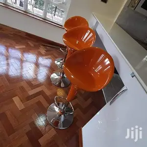 Orange Kitchen Counter Stool
