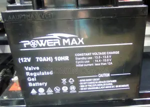 Power Max 70ah 12V/10hrs Solar Battery