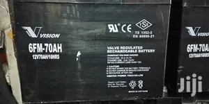 Vision Valve Regulated Rechargeable Battery 12v/70ah/10hr