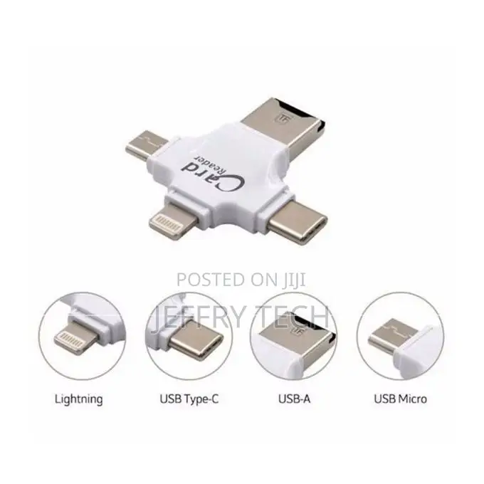 4 in 1 Micro Sd Card Reader Adapter