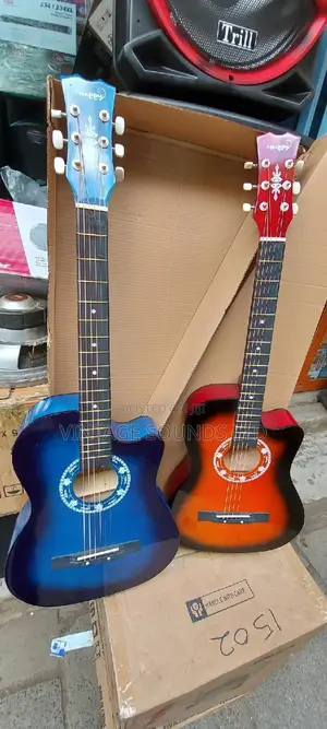 38 Inches Medium Acoustic Guitar Multi Color