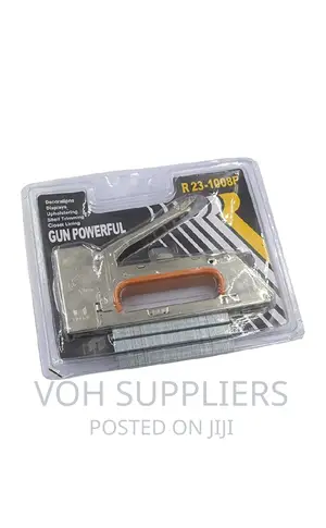Staple Gun Tacker Heavy Duty Wood Hand Tool Stapler