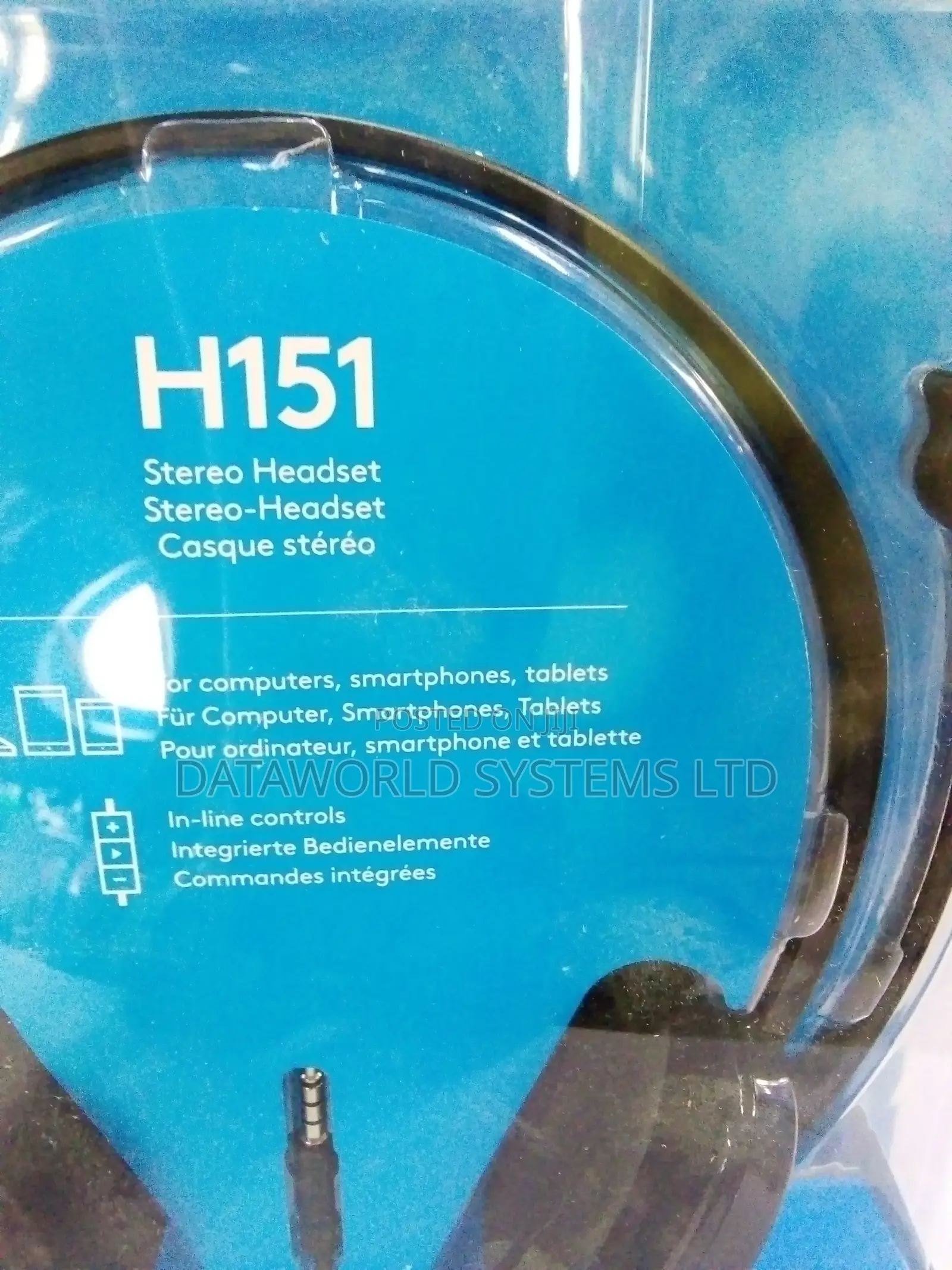 Logitech Stereo Headset H151 – Black (3.5 MM JACK)