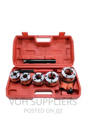 Pipe Threading Tool With Ratchet Handle - 3/8", 1/2", 3/4",