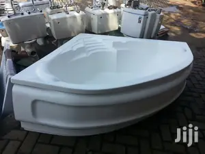 Corner Bathtub Milky White