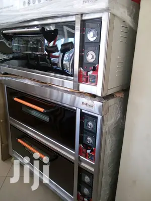 Single Deck Electric Oven Imported Double Trays On-Top