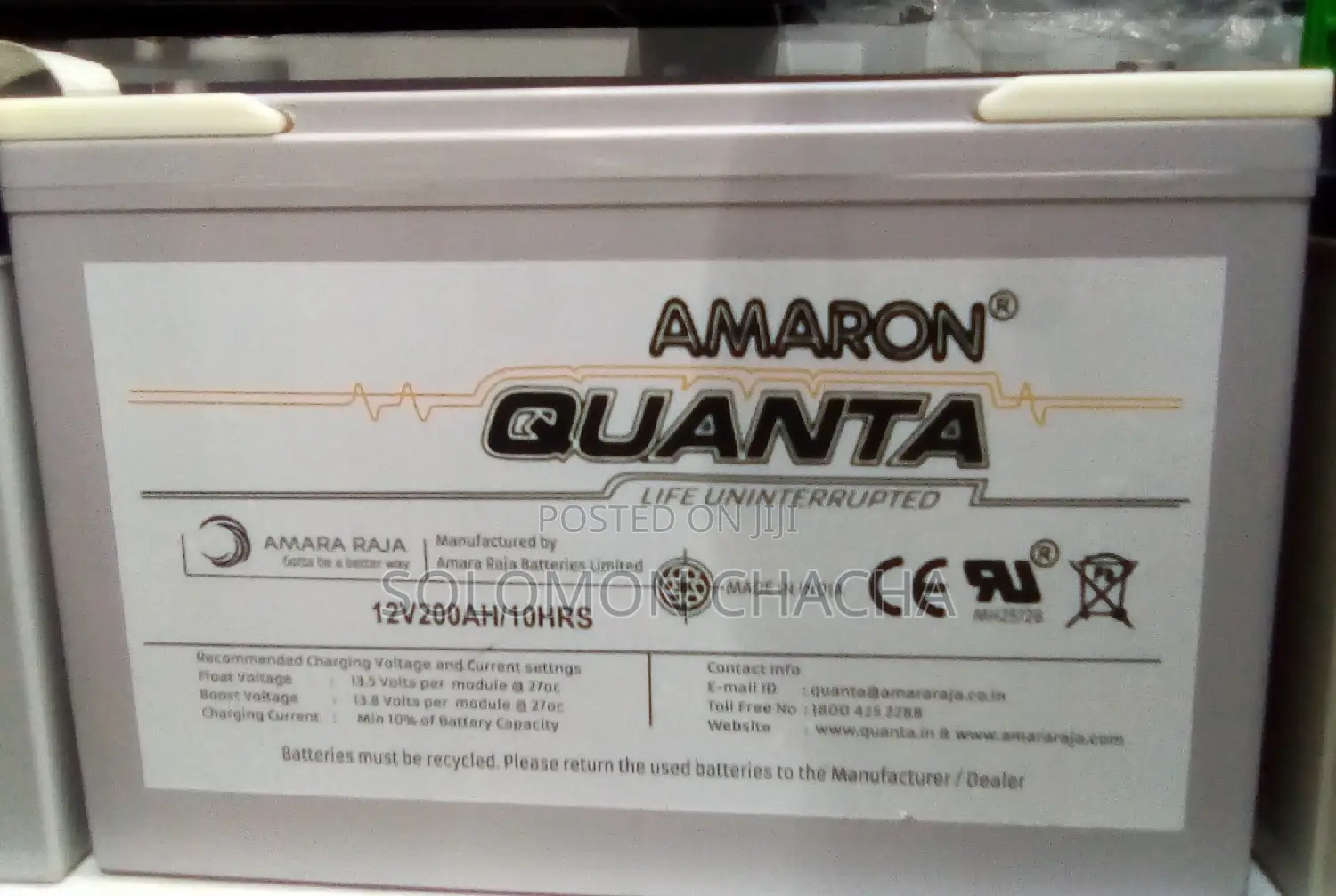 Amaron Solar Battery 100ah