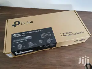 TP Link 24 Port Gigabit Smart Poe+ Switch With 4 SFP Slots